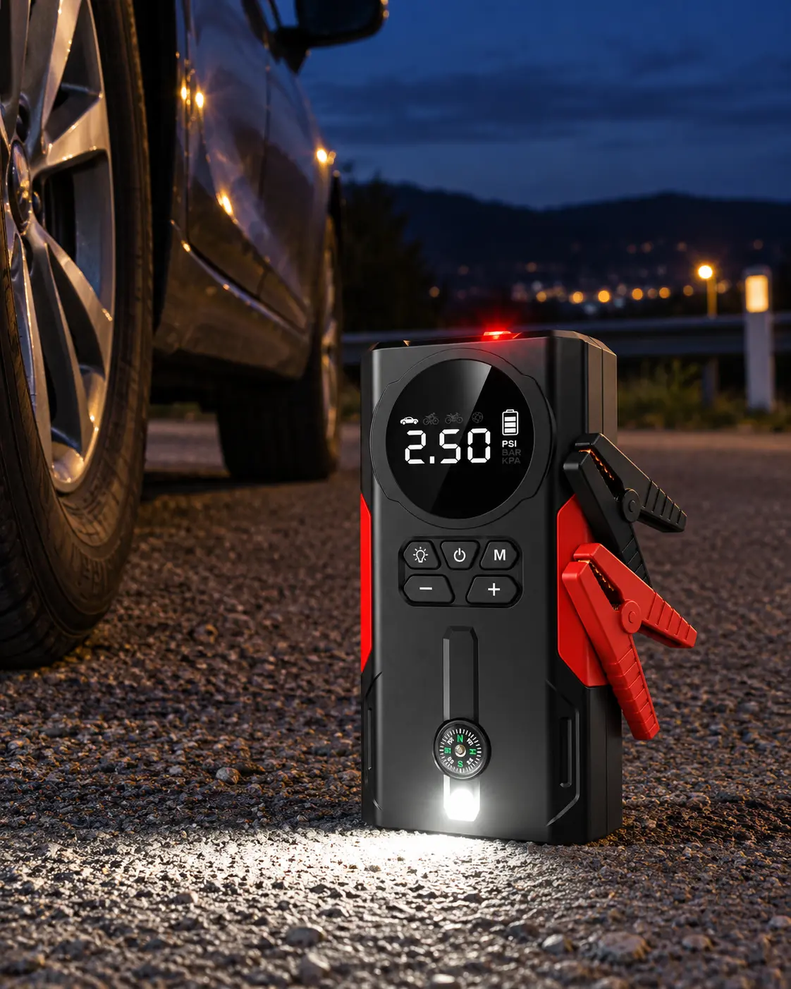 PowerGo 6 iluminando una detención nocturna segura